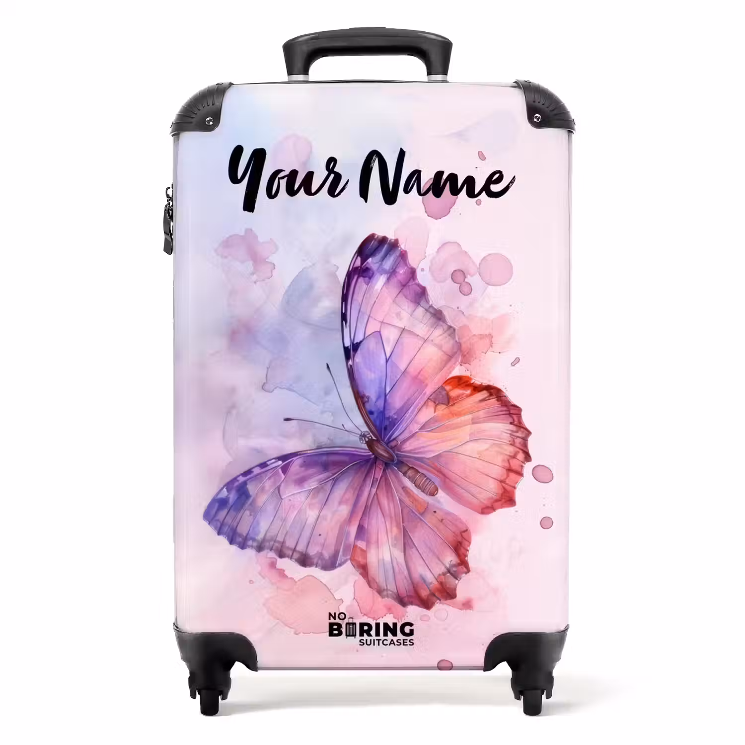 Aquarel aurora NBS - Handbagage koffer - Kinderen Unisex middel -productfoto_recht