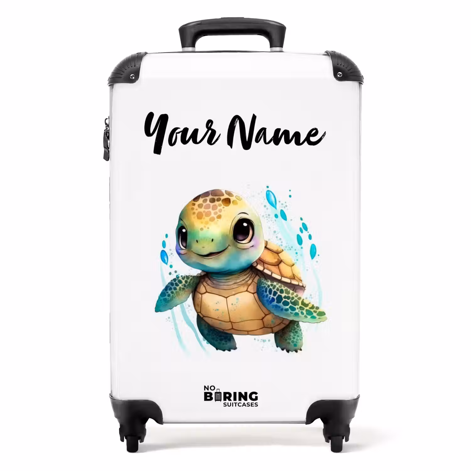 Ziggy Zeeschildpad NBS - Handbagage koffer - Kinderen Unisex middel -productfoto_recht
