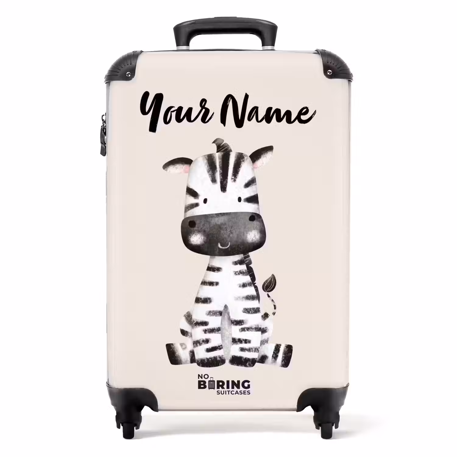 Zoë Zebra NBS - Handbagage koffer - Kinderen Unisex middel -productfoto_recht