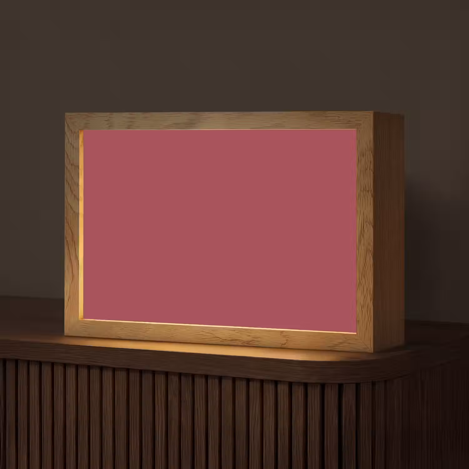 Antique - Ruby - Rood Light Box met kabel (Tafellamp) klein 924 -z3d_website