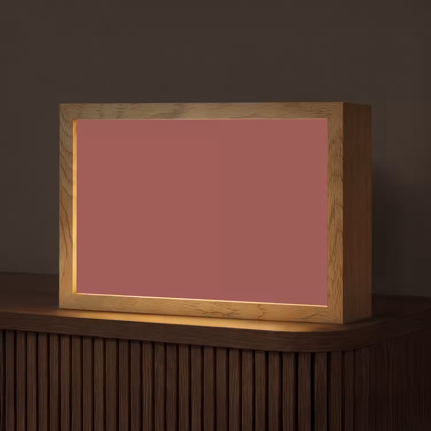 Barn - Antique - Rood Light Box met kabel (Tafellamp) klein 924 -z3d_website