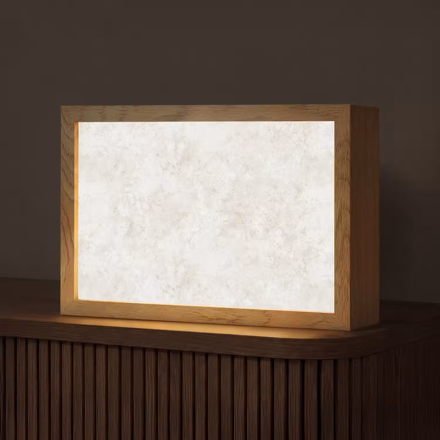 Beige - Marmer - Aders Light Box met kabel (Tafellamp) klein 924 -z3d_website