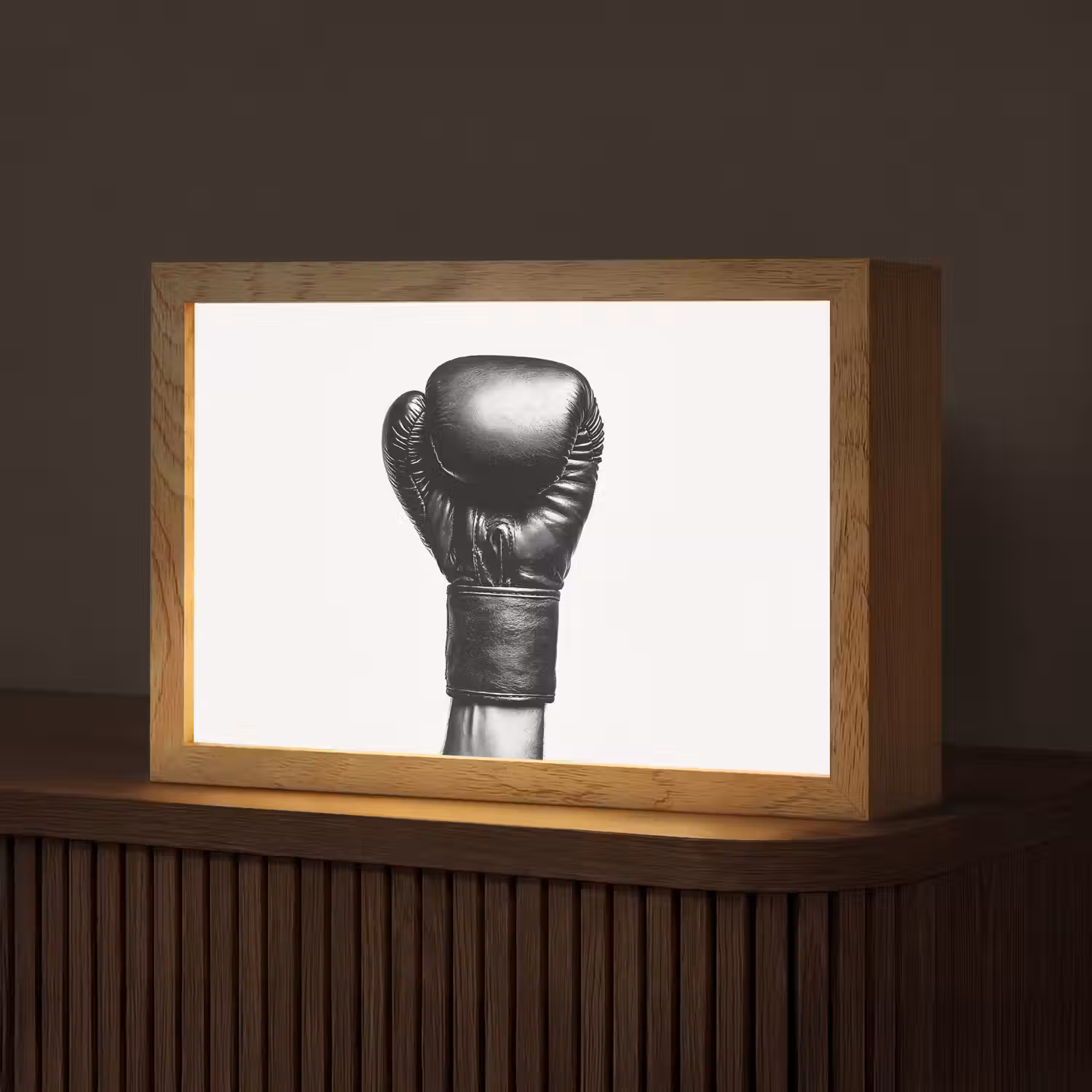 Bokshandschoen - Zwart - Hand Light Box met kabel (Tafellamp) klein -z3d_website