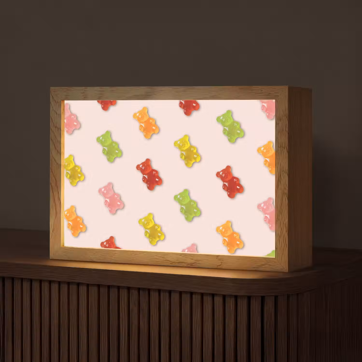Kleur - Snoep - Roze Light Box met kabel (Tafellamp) klein -z3d_website