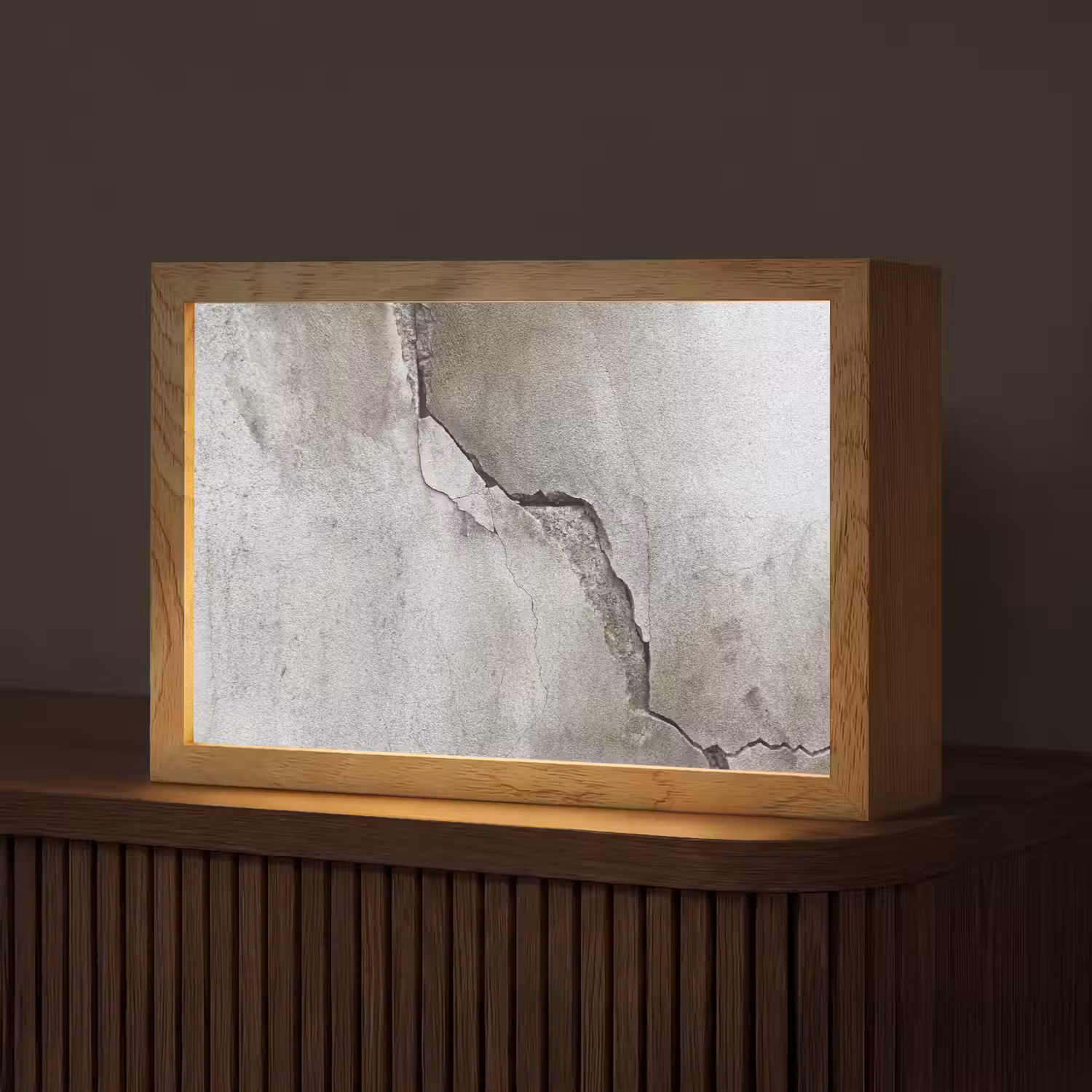 Beton - Industrieel - Grijs Light Box met kabel (Tafellamp) klein -z3d_website