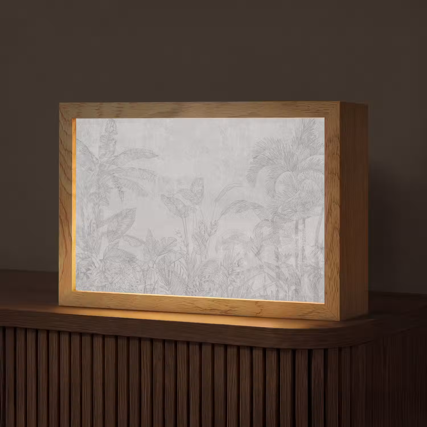Beton - Patroon - Grijs Light Box met kabel (Tafellamp) klein -z3d_website