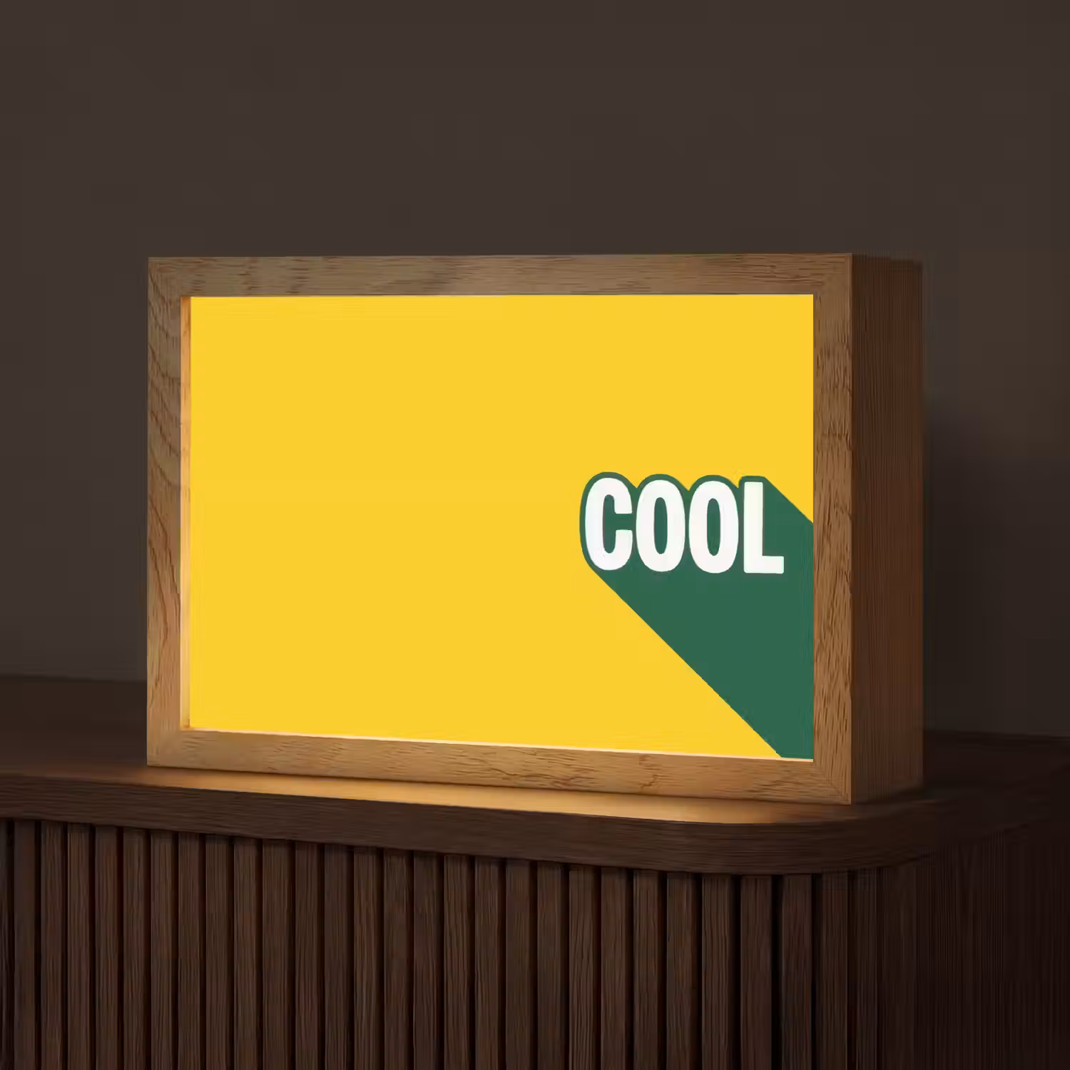Cool - Geel - Groen Light Box met kabel (Tafellamp) klein -z3d_website