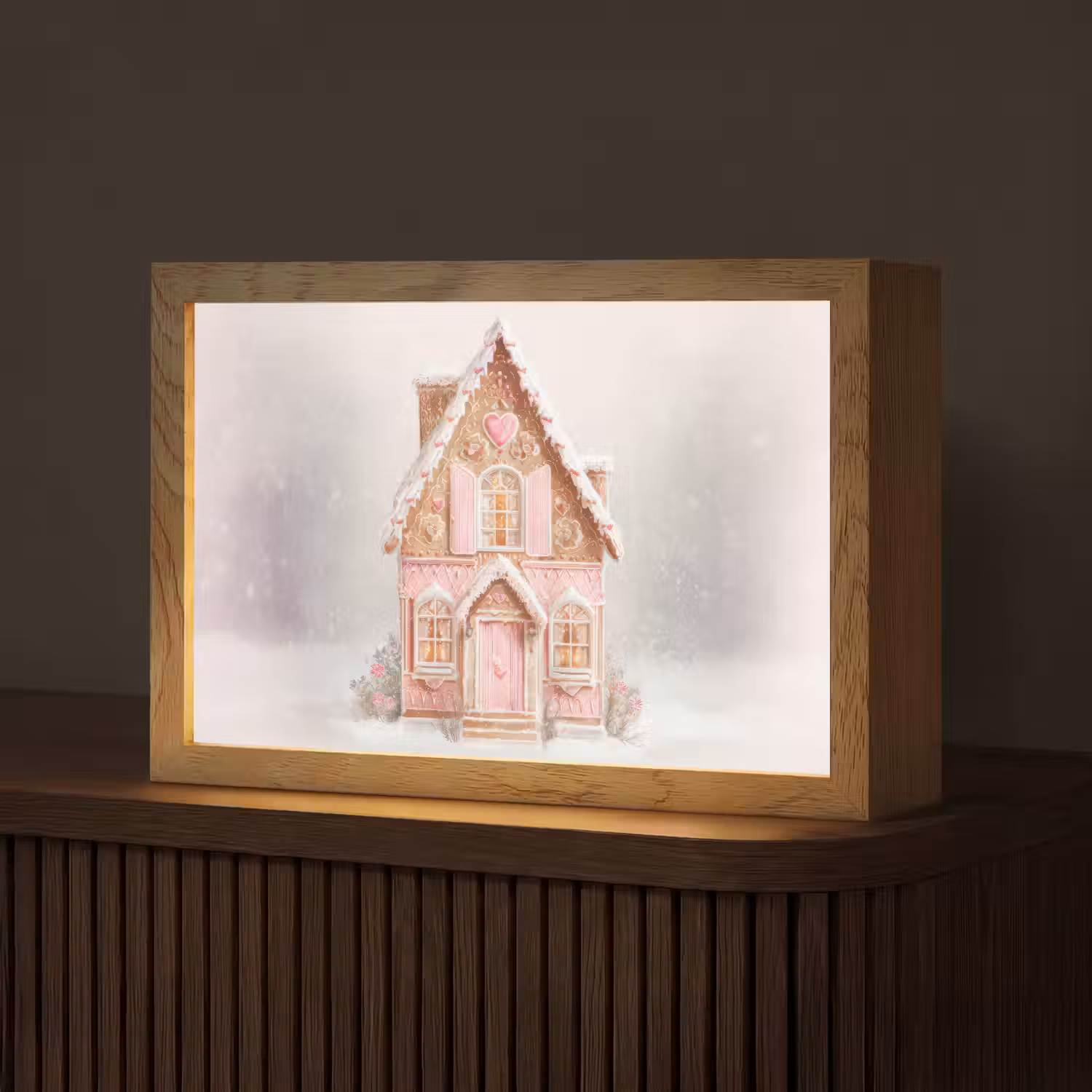 Huisje - Suiker - Pastel Light Box met kabel (Tafellamp) klein -z3d_website
