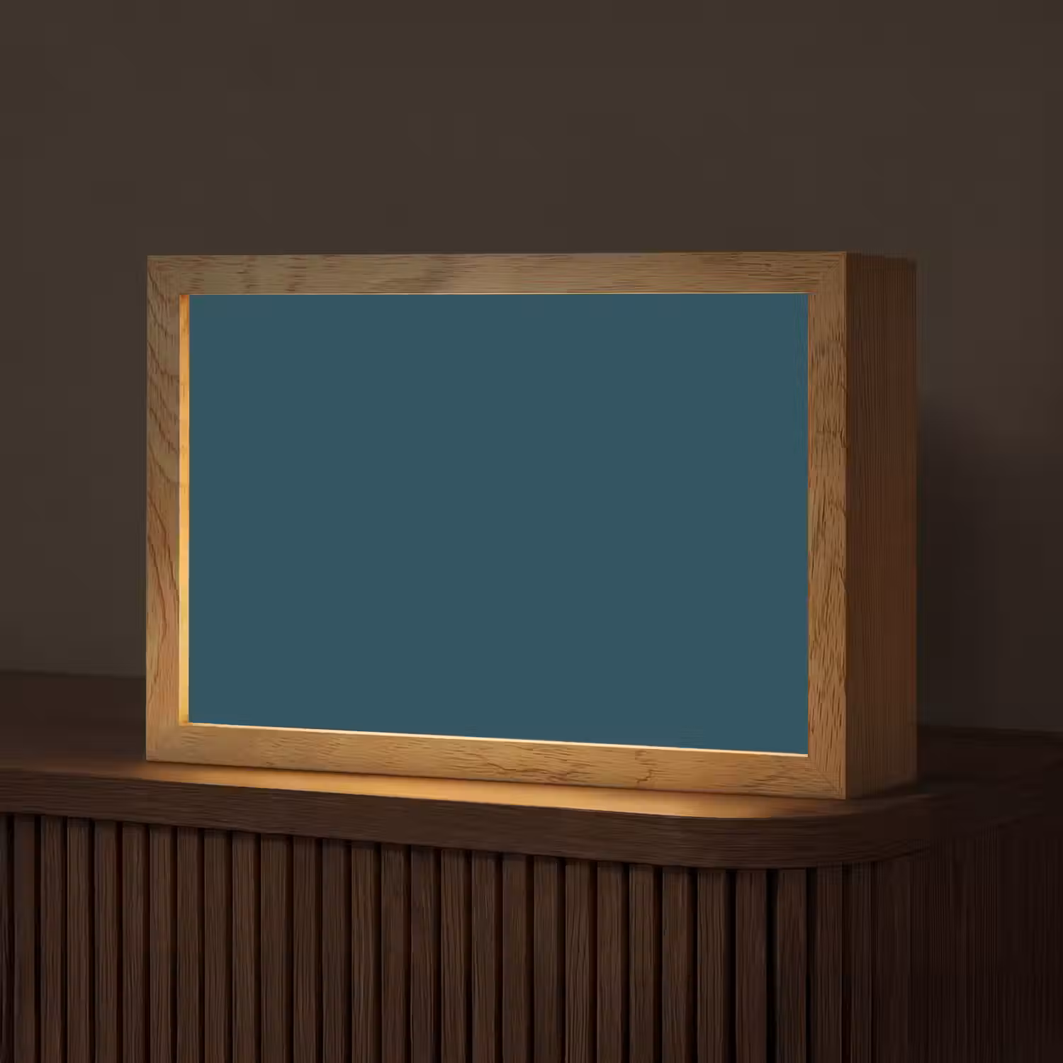 Dark - Indigo - Blauw Light Box met kabel (Tafellamp) klein 924 -z3d_website