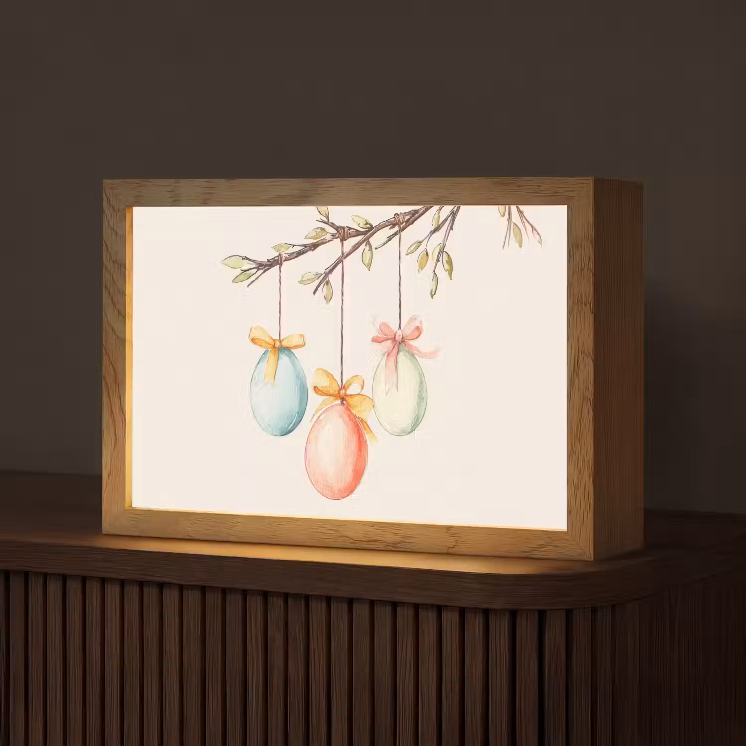 Paastak - Strikje - Eieren Light Box met kabel (Tafellamp) klein -z3d_website