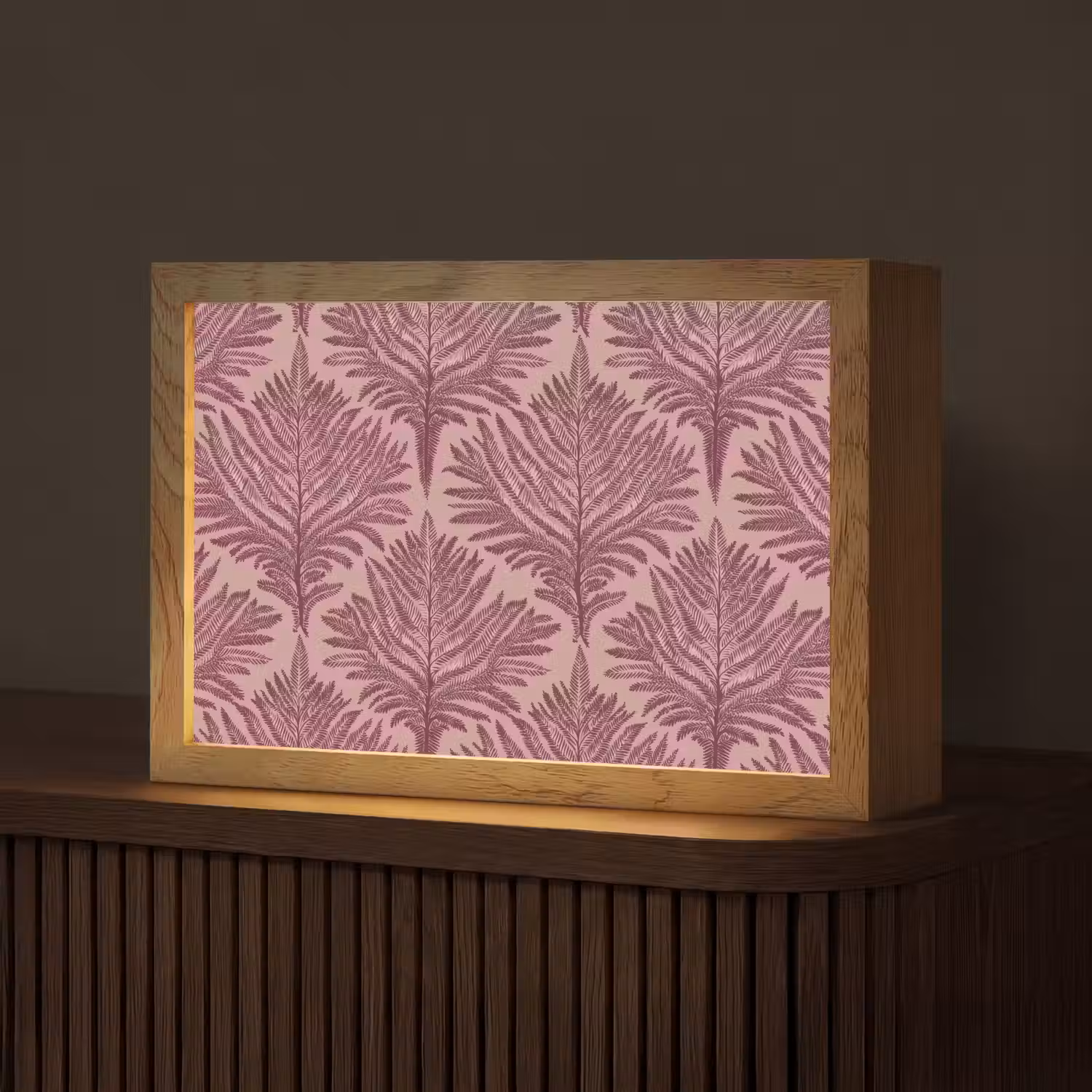 Varen - Patroon - Paars Light Box met kabel (Tafellamp) klein 924 -z3d_website