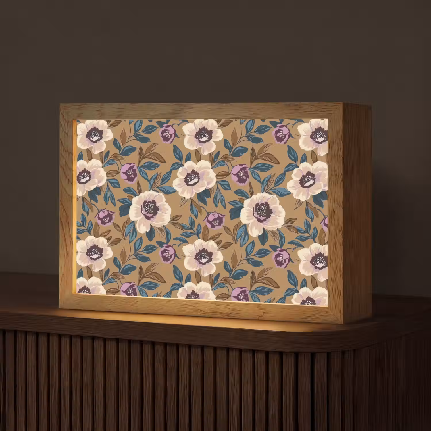 Floraal - Stilleven - Kleurrijk Light Box met kabel (Tafellamp) klein 924 -z3d_website