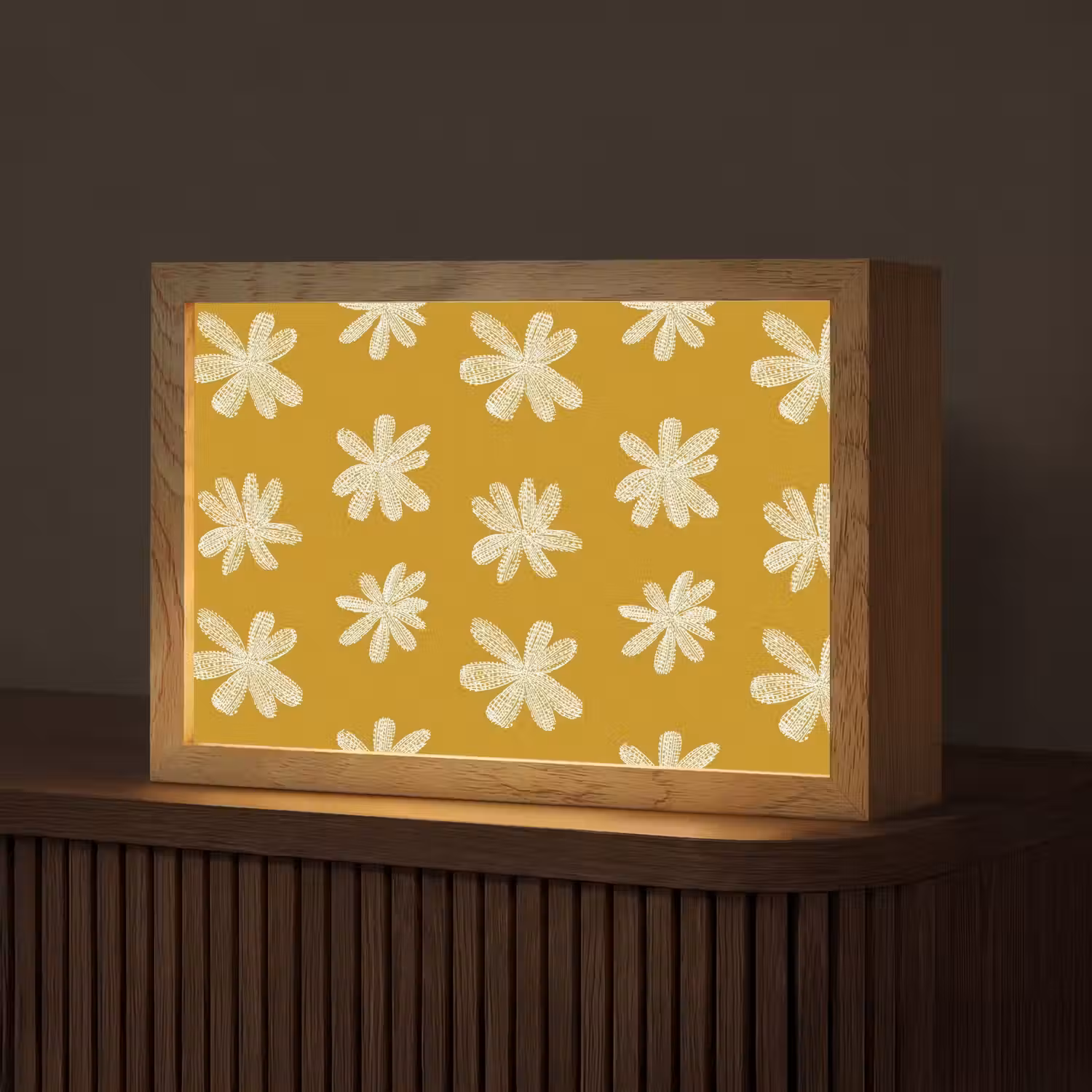 Bloem - Speels - Okergeel Light Box met kabel (Tafellamp) klein 924 -z3d_website