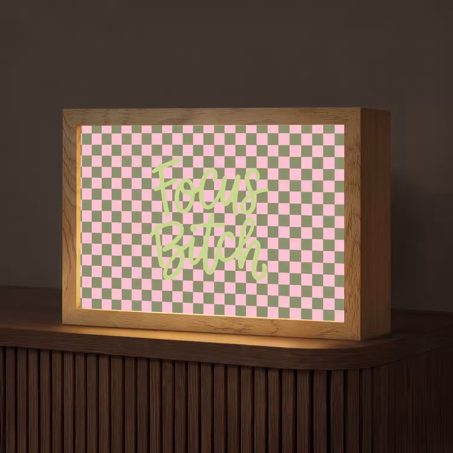 Focus - Vakken - Roze Light Box met kabel (Tafellamp) klein -z3d_website