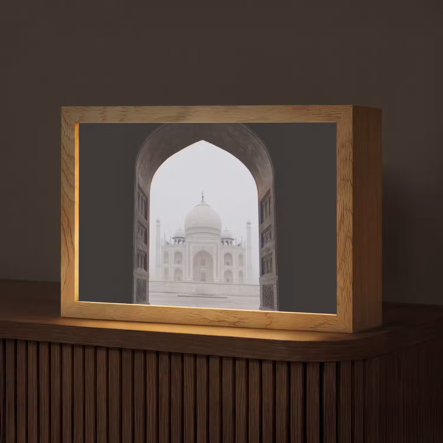 Poort - Symmetrische koepel - Minaretten - Moskee Light Box met kabel (Tafellamp) klein -z3d_website