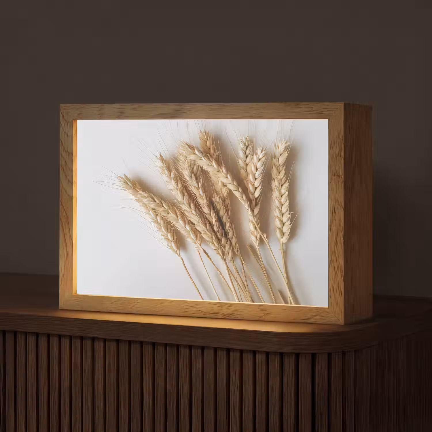 Graan - Geel - Wit - Stilleven Light Box met kabel (Tafellamp) klein -z3d_website