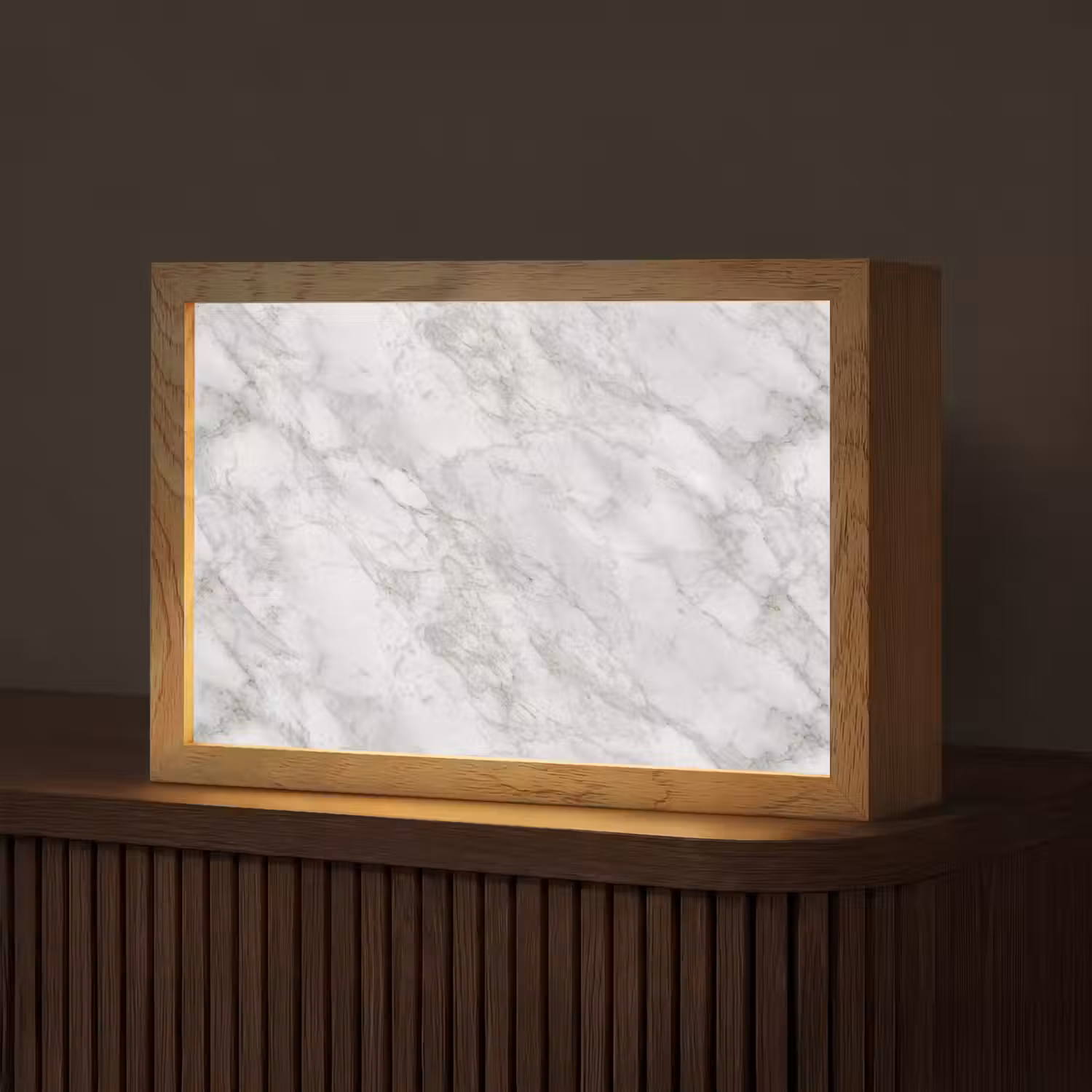 Grijs - Wit - Marmer Light Box met kabel (Tafellamp) klein 924 -z3d_website