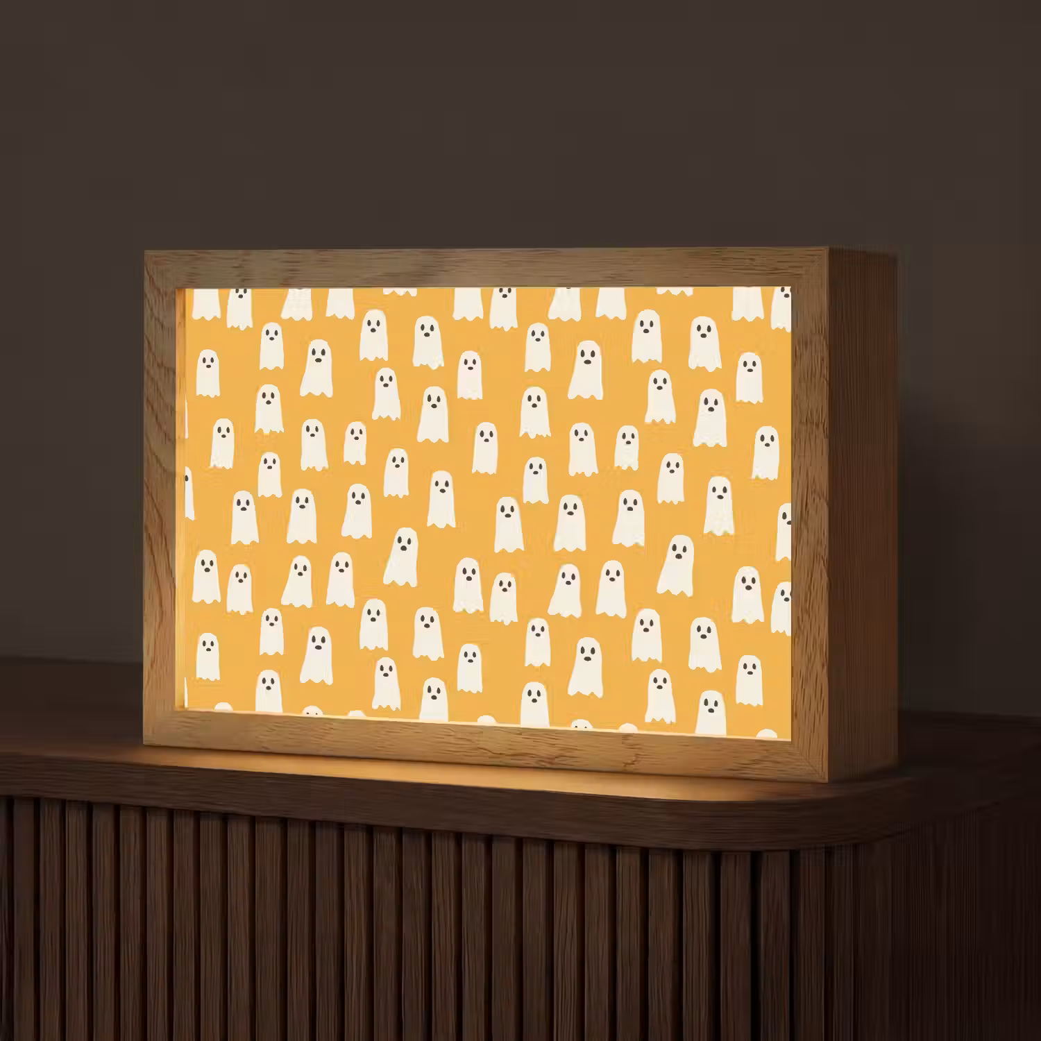 Halloween - Spookjes - Oker Light Box met kabel (Tafellamp) klein 924 -z3d_website