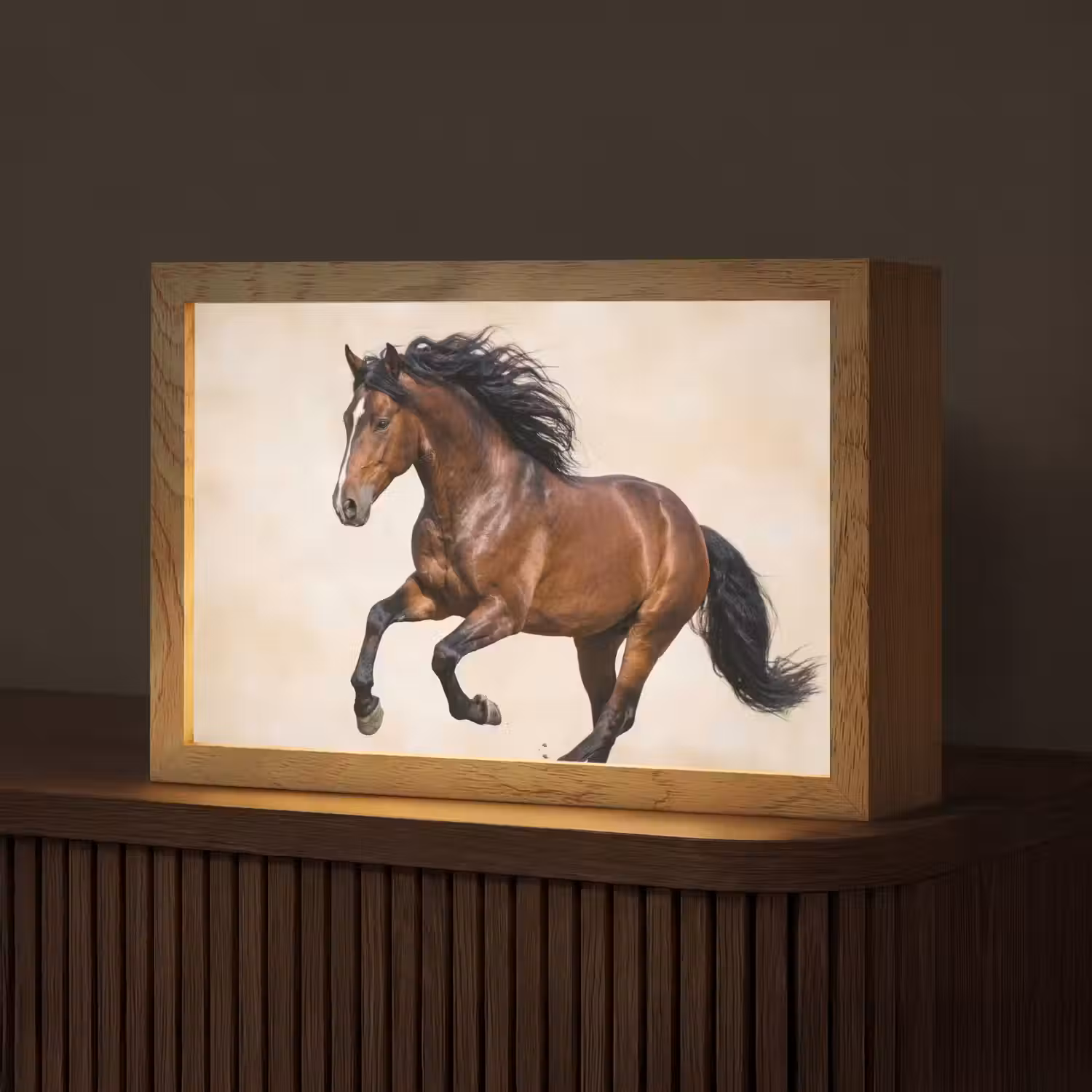 Paard - Galop - Energie Light Box met kabel (Tafellamp) klein -z3d_website