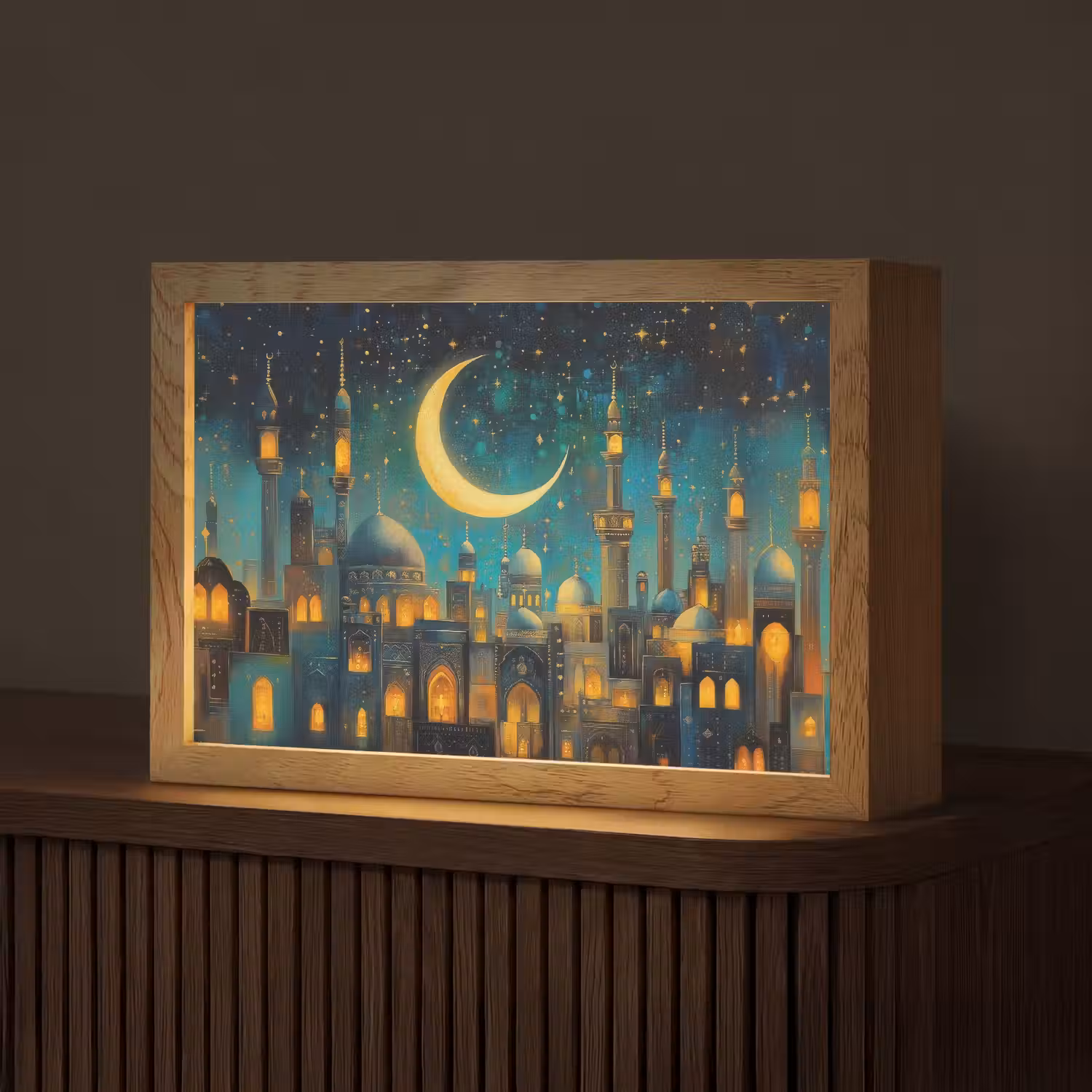 Islamitisch - Moskee - Ramadan - Islam Light Box met kabel (Tafellamp) klein -z3d_website