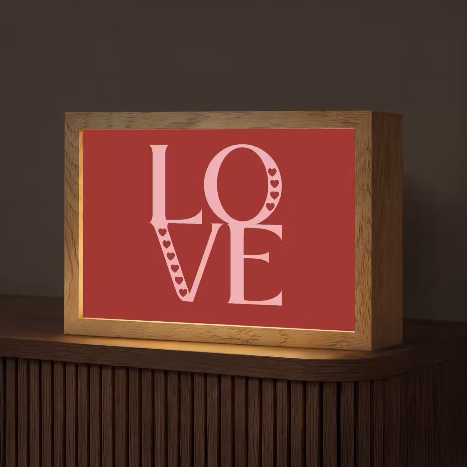 Love - Rood - Hatjes Light Box met kabel (Tafellamp) klein -z3d_website