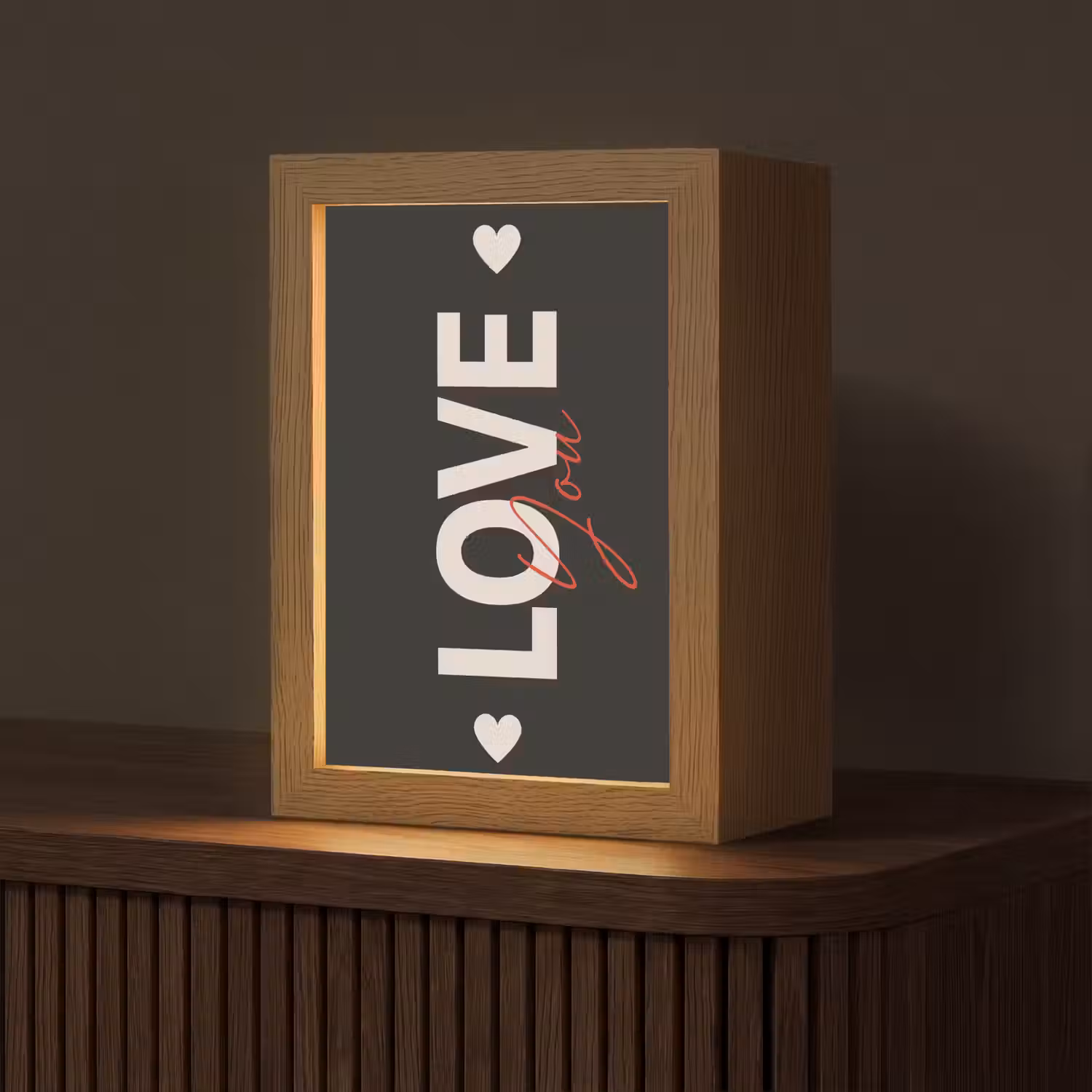 Love - Rood - Valentijn Light Box met kabel (Tafellamp) klein -z3d_website