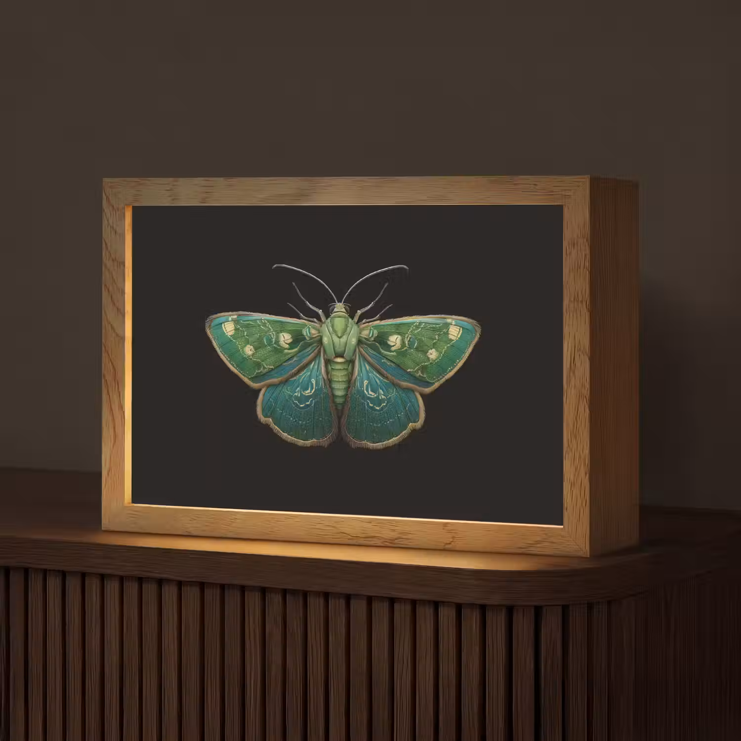 Mot - Levendig - Groen Light Box met kabel (Tafellamp) klein -z3d_website