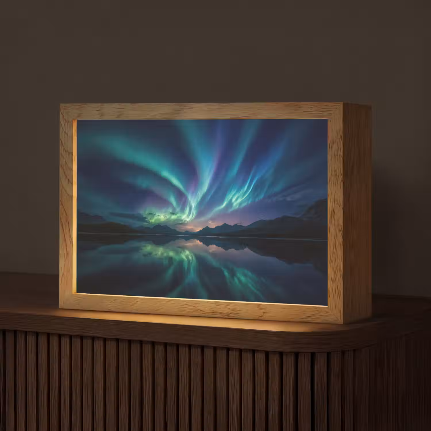 Noorderlicht - Kleurrijk - Bergmeer Light Box met kabel (Tafellamp) klein -z3d_website