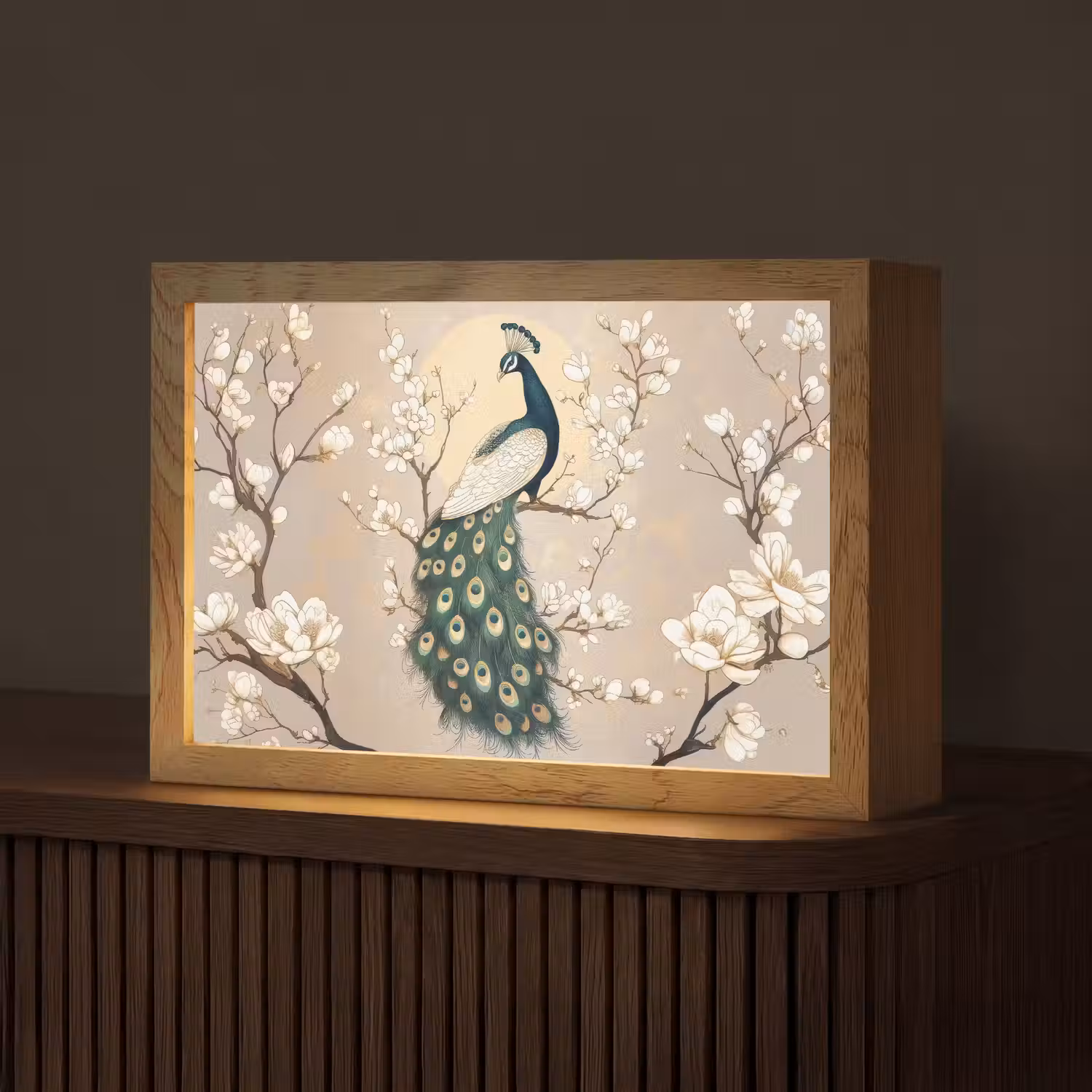 Pauw - Tak - Bloemen Light Box met kabel (Tafellamp) klein -z3d_website