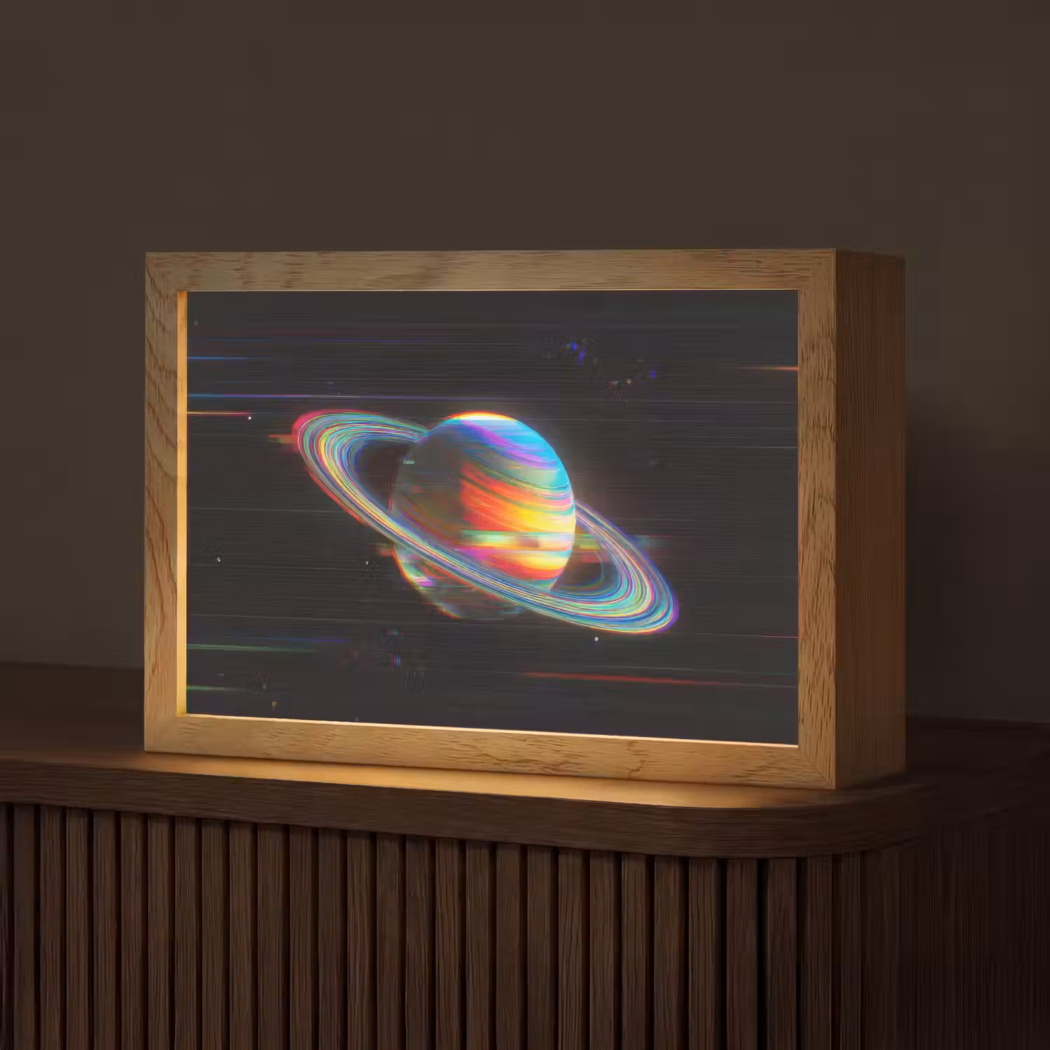 Planeet - Cirkel - Kleurrijk Light Box met kabel (Tafellamp) klein -z3d_website