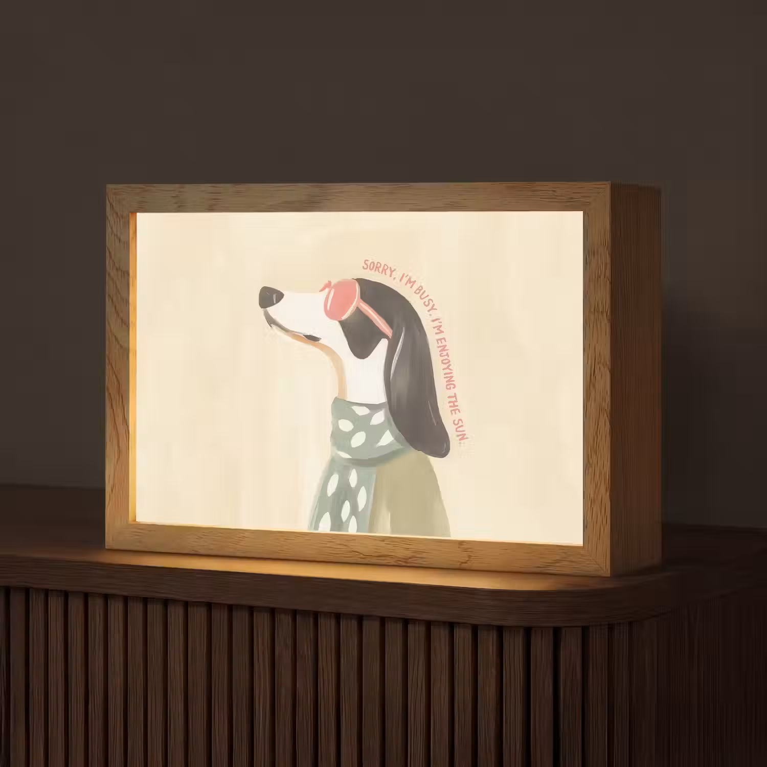 Quote - Hond - Zonnebril Light Box met kabel (Tafellamp) klein -z3d_website