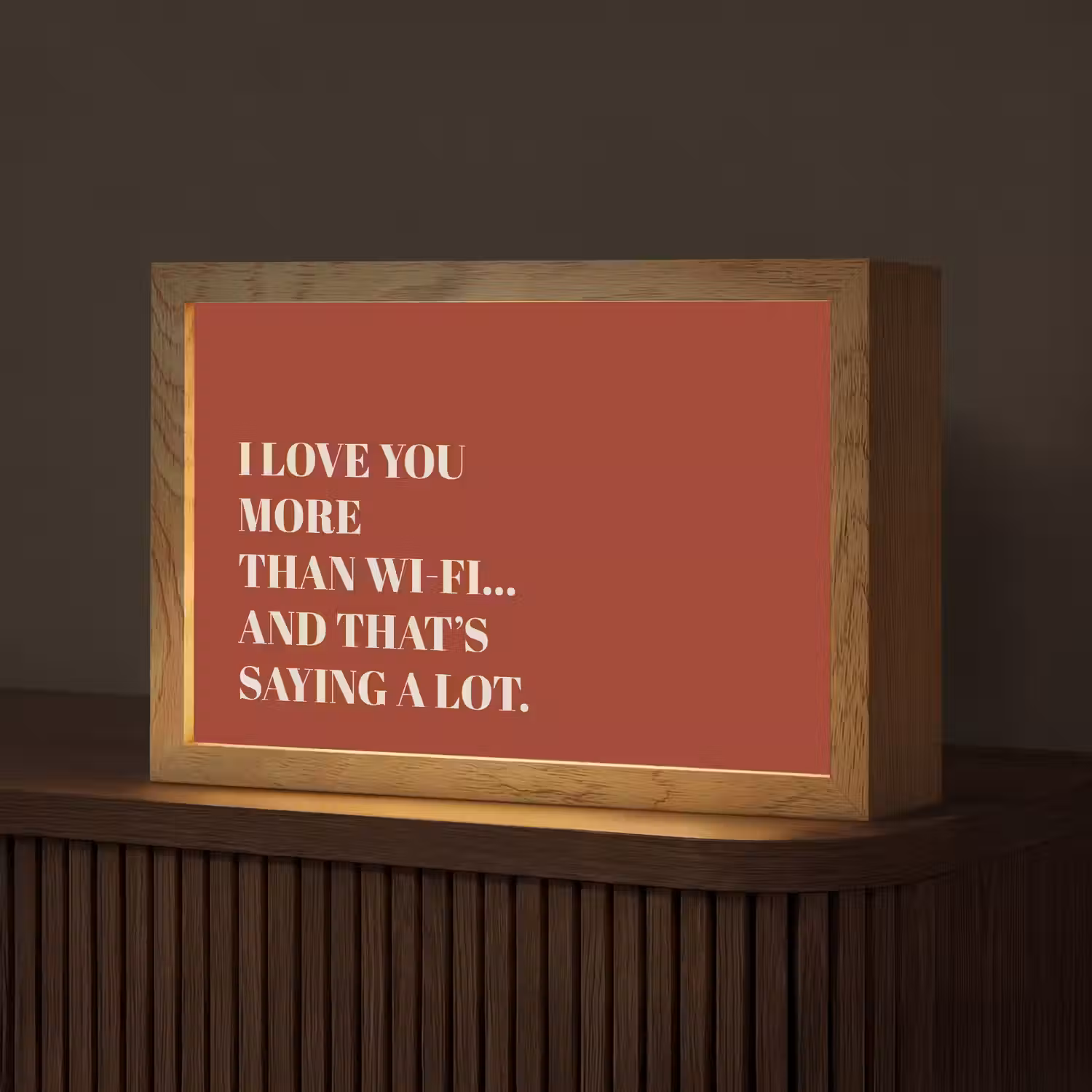 Rood - Quote - Liefde Light Box met kabel (Tafellamp) klein -z3d_website