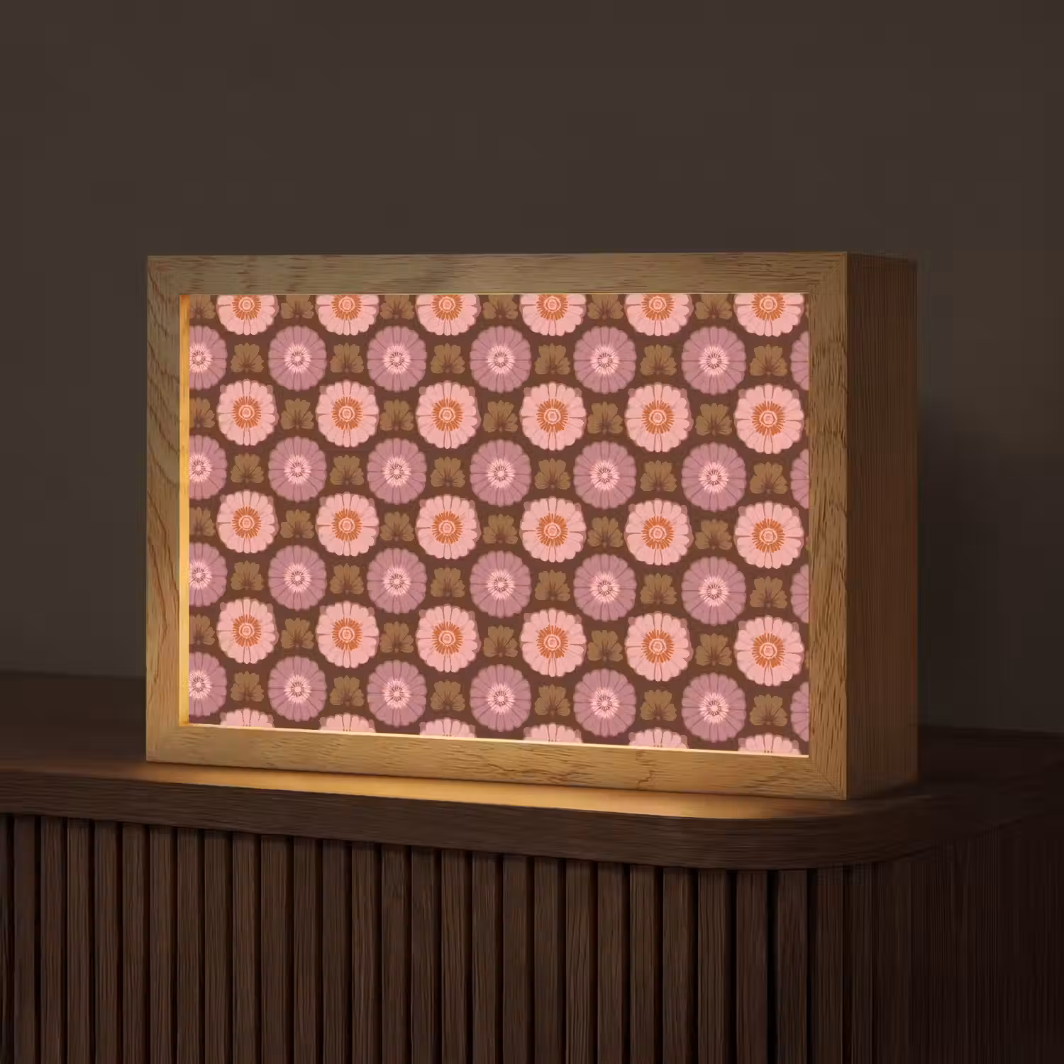 Retro - Madelief - Roze Light Box met kabel (Tafellamp) klein 924 -z3d_website