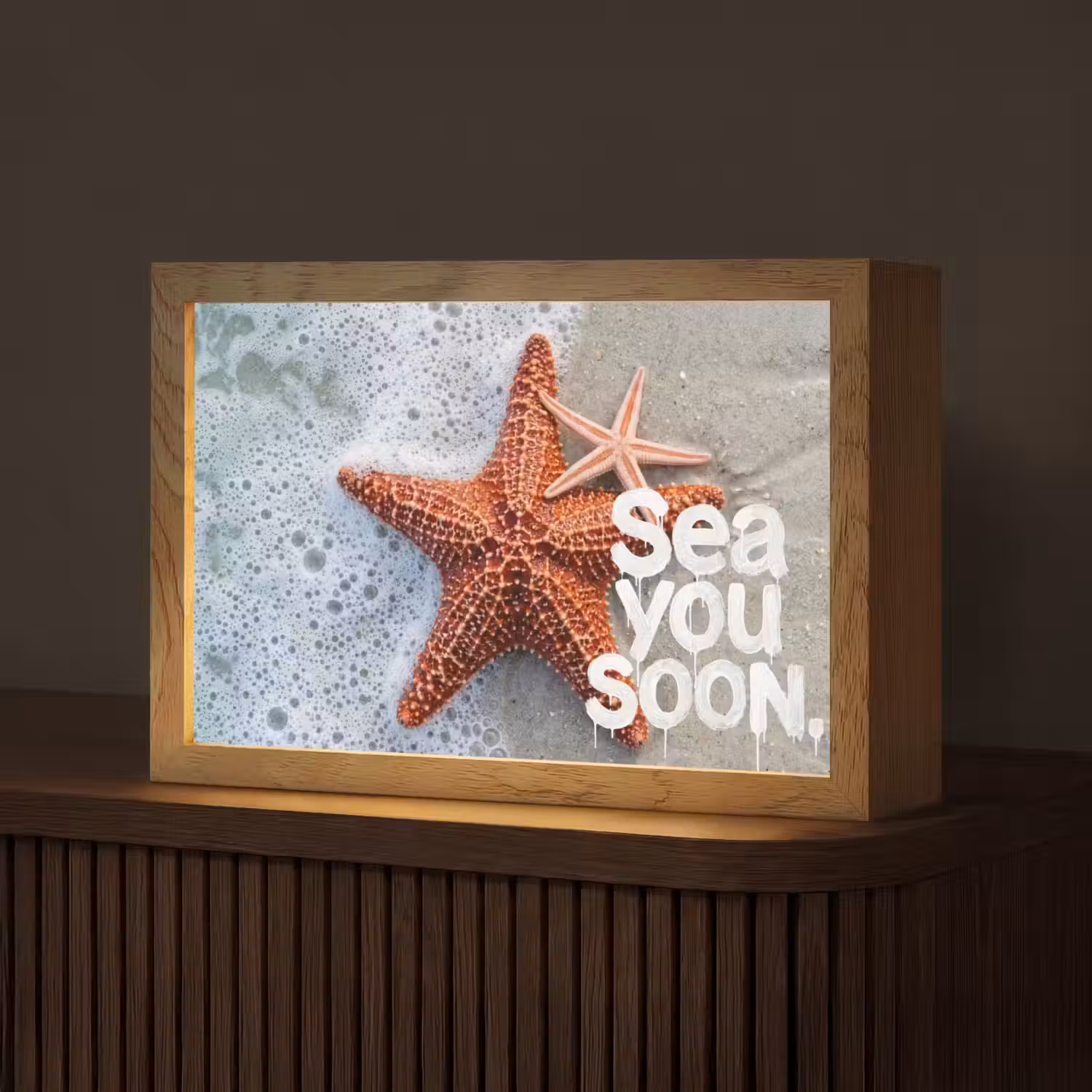 Sea you soon - Zeester - Zee Light Box met kabel (Tafellamp) klein -z3d_website