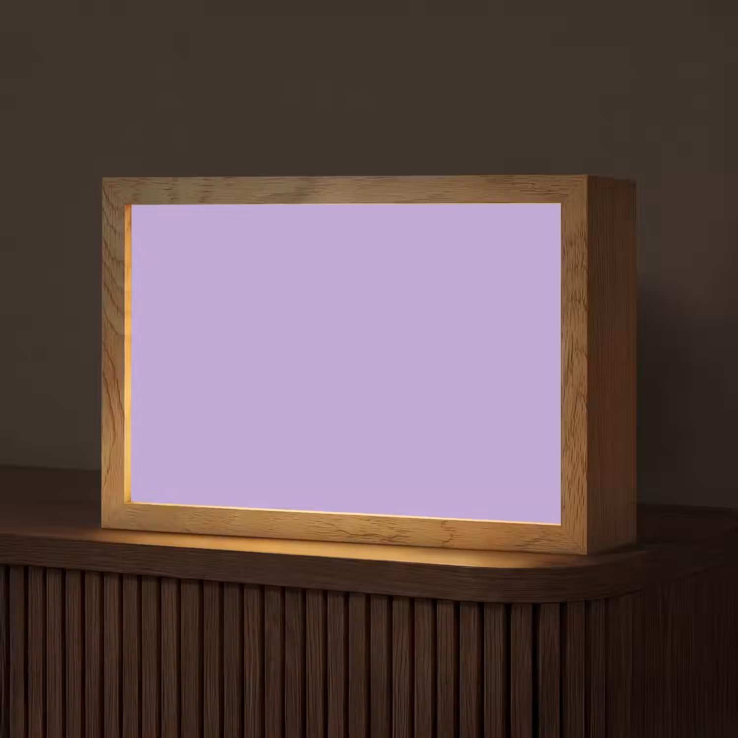 Soft - Lavender - Paars Light Box met kabel (Tafellamp) klein 924 -z3d_website