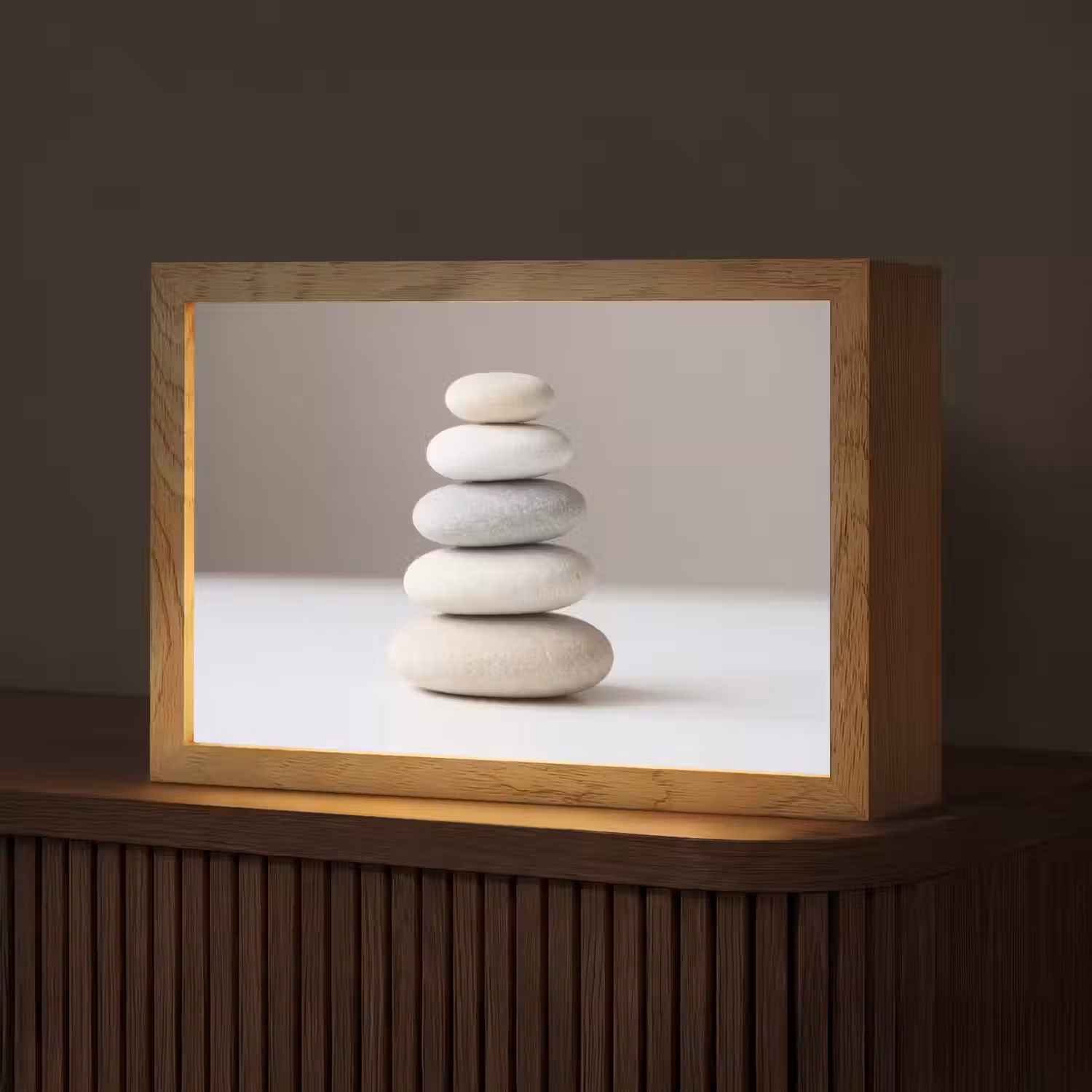 Gestapelde - Stenen - Grijs Light Box met kabel (Tafellamp) klein -z3d_website