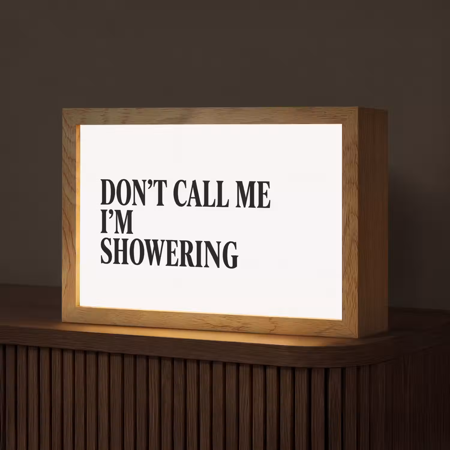 Tekst - Modern - Zwart - Wit Light Box met kabel (Tafellamp) klein -z3d_website