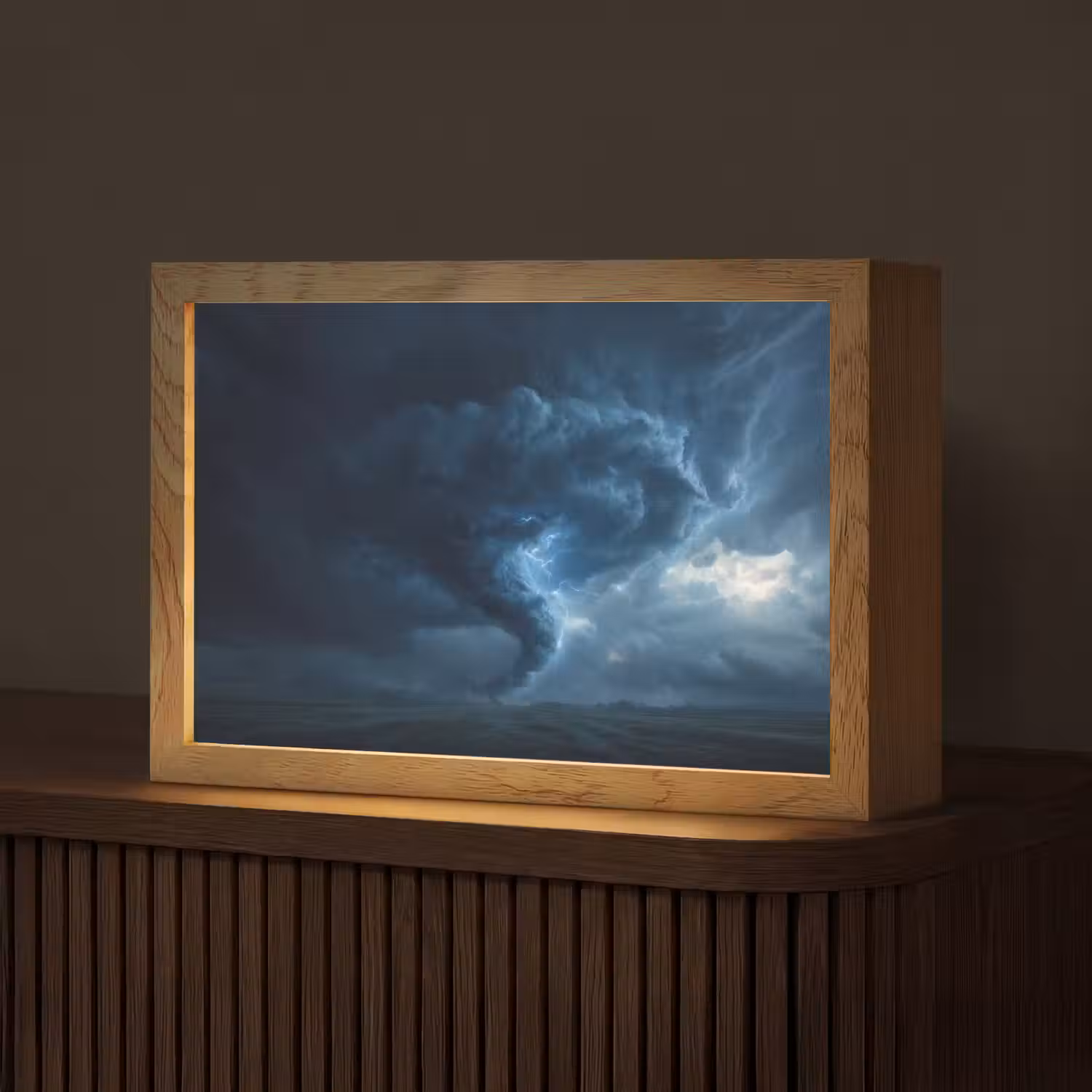 Tornado - Duister - Wolken Light Box met kabel (Tafellamp) klein -z3d_website
