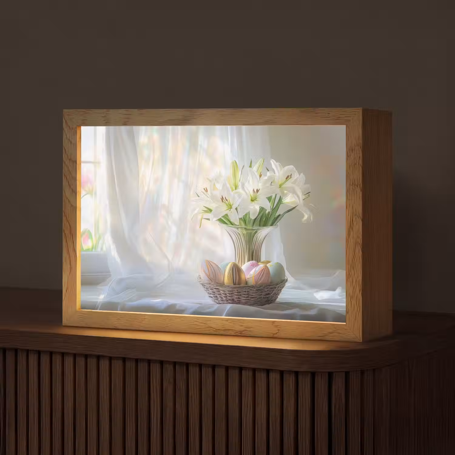 Vaas - Eieren - Bloemen Light Box met kabel (Tafellamp) klein -z3d_website