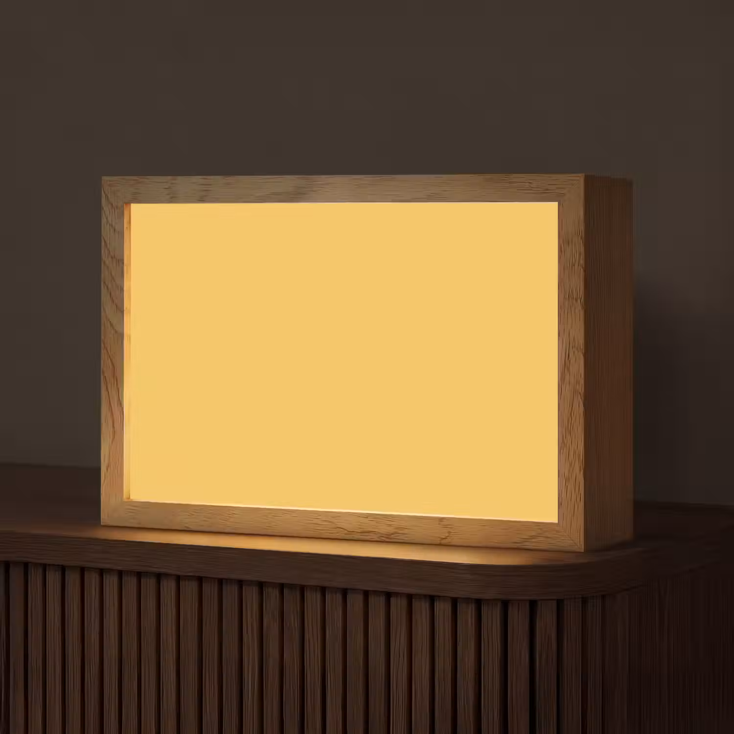 Warm - Sand - Terracotta Light Box met kabel (Tafellamp) klein 924 -z3d_website