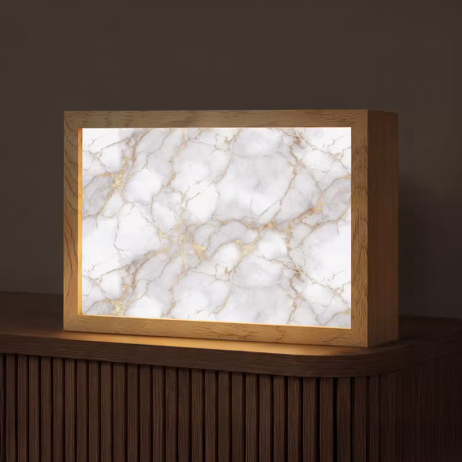 Wit - Goud - Marmer - Grijs Light Box met kabel (Tafellamp) klein 924 -z3d_website