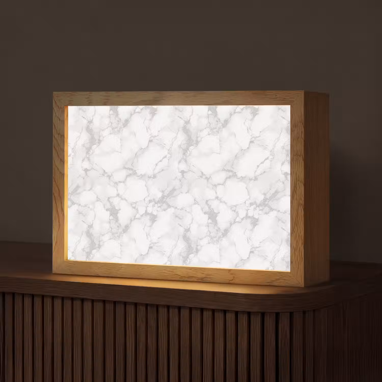 Wit - Marmer - Grijs Light Box met kabel (Tafellamp) klein 924 -z3d_website
