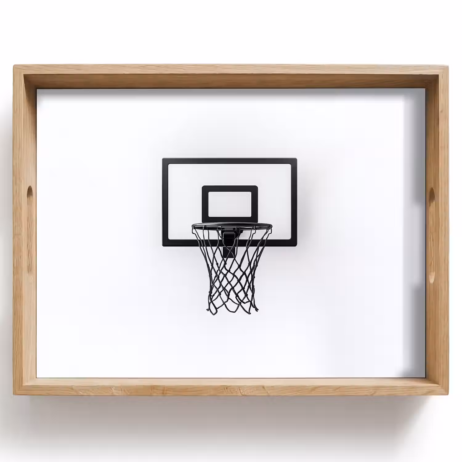 Basketbalbord - Minimalistisch - Zwart Dienblad Rechthoek middel -z3d_shopping