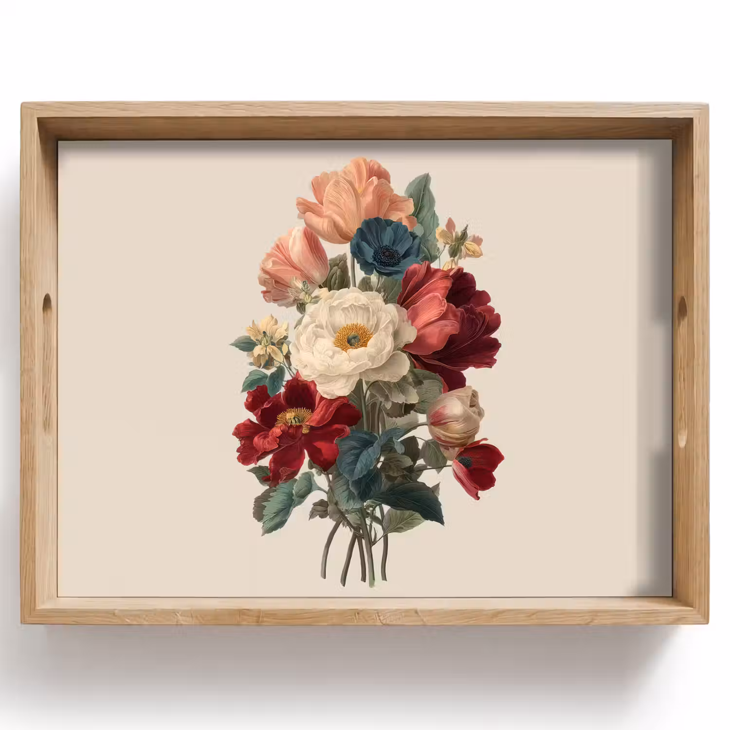 Boeket - Warme tinten - Elegant Dienblad Rechthoek middel -z3d_shopping