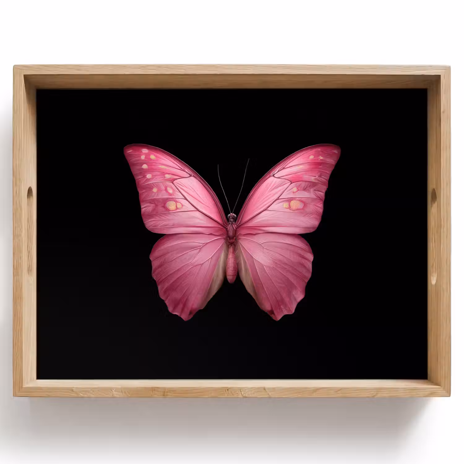 Vlinder - roze - Elegant Dienblad Rechthoek middel -z3d_shopping