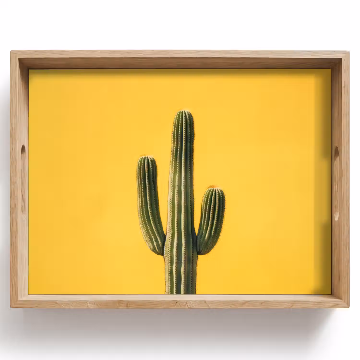 Cactus - Groen - Minimalistisch Dienblad Rechthoek middel -z3d_shopping