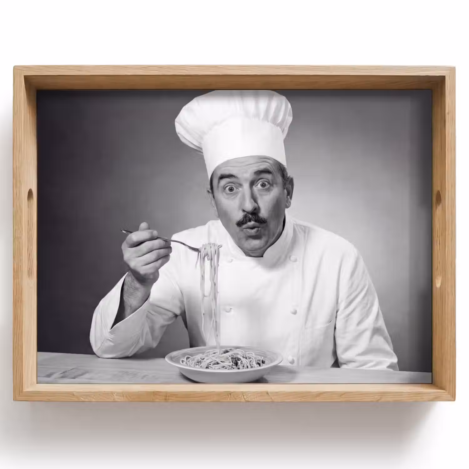 Chef - Spaghetti - Pasta Dienblad Rechthoek middel -z3d_shopping