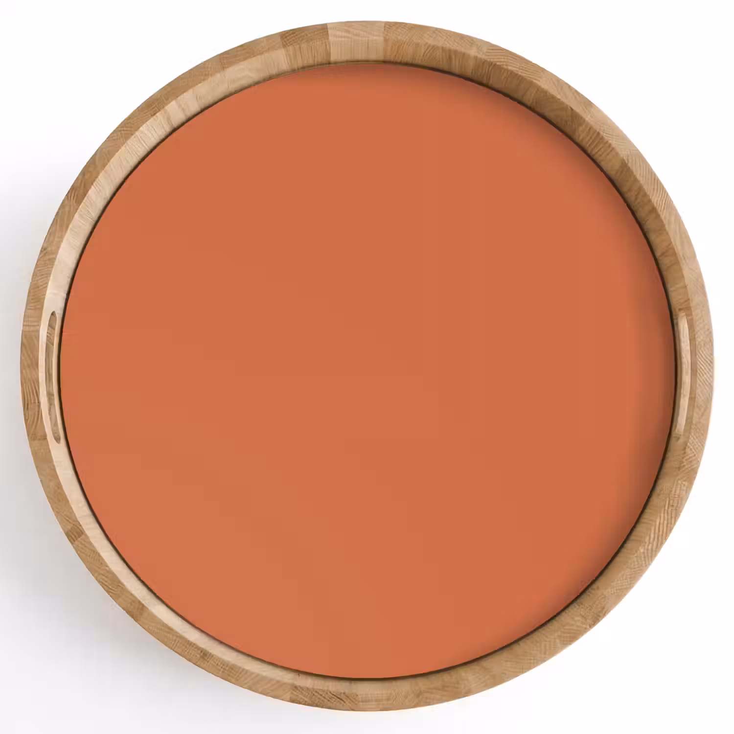 Classic - Terracotta - Oranje Dienblad Rond middel 914 -z3d_shopping