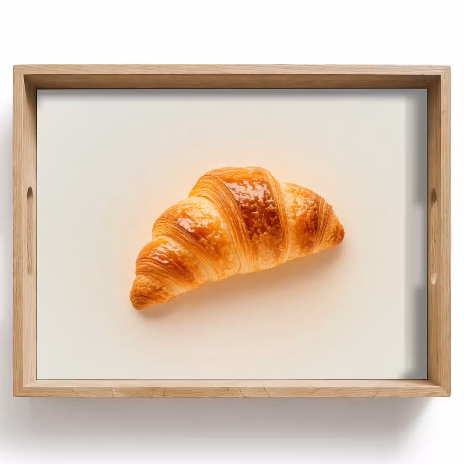 Croissant - Brood - Beige Dienblad Rechthoek middel -z3d_shopping