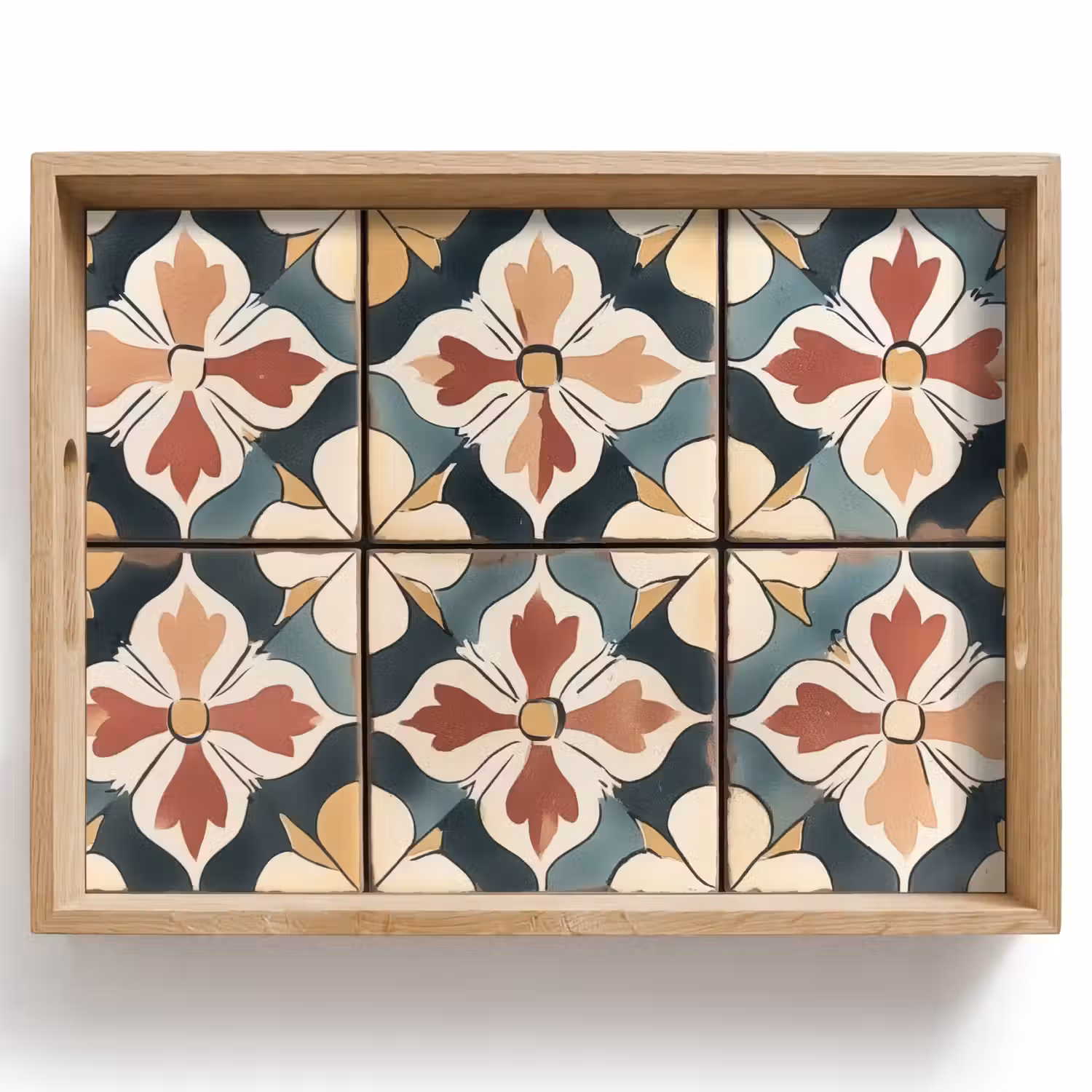 Decoratie - Tegels - Spaans - Vintage Dienblad Rechthoek middel -z3d_shopping